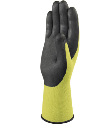 代尔塔201734丁腈荧光涂层手套触屏手套